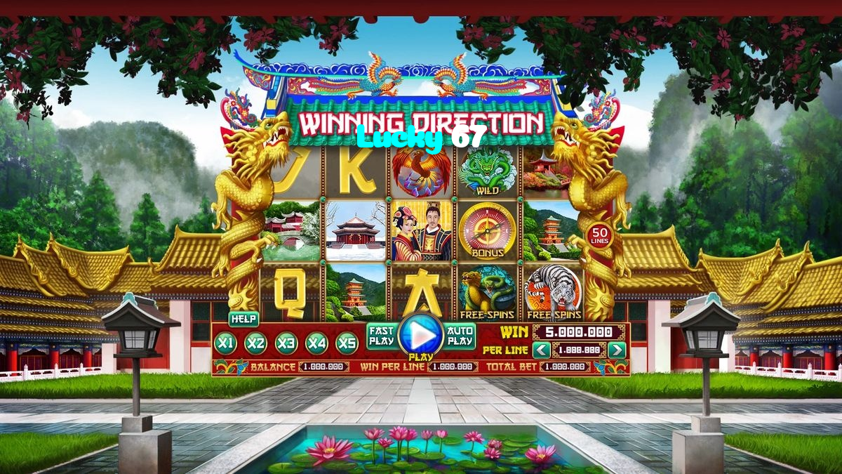 Lucky 67 casino presented on mobile device in Pakistan with slots and live games