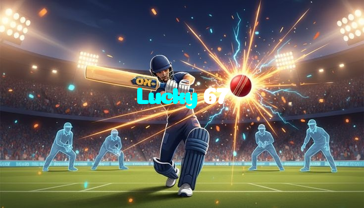 Lucky 67 casino presented on mobile device in Pakistan with slots and live games
